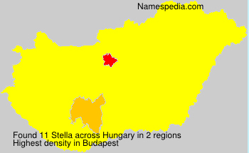 Surname Stella in Hungary