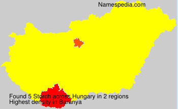Surname Storch in Hungary Surname Storch in Hungary