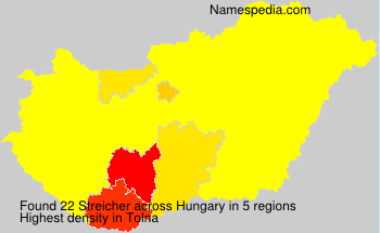 Surname Streicher in Hungary Surname Streicher in Hungary
