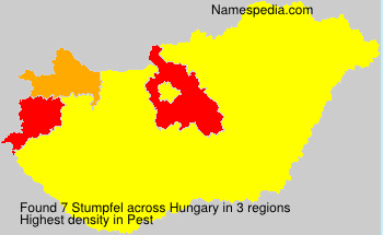 Surname Stumpfel in Hungary Surname Stumpfel in Hungary