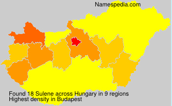 Surname Sulene in Hungary Surname Sulene in Hungary