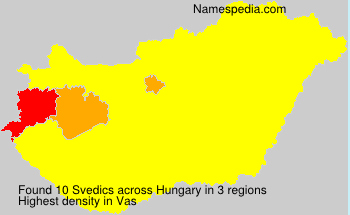Surname Svedics in Hungary Surname Svedics in Hungary