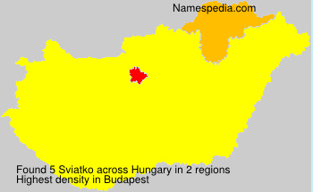 Surname Sviatko in Hungary Surname Sviatko in Hungary