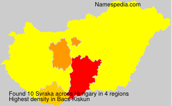 Surname Svraka in Hungary Surname Svraka in Hungary