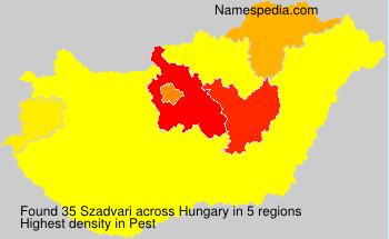 Surname Szadvari in Hungary Surname Szadvari in Hungary