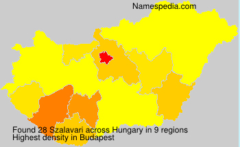 Surname Szalavari in Hungary Surname Szalavari in Hungary