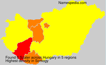 Surname Szaler in Hungary Surname Szaler in Hungary