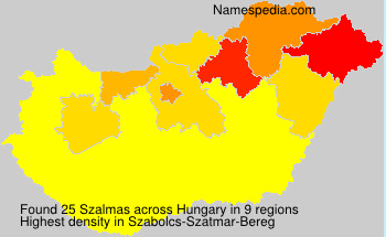 Surname Szalmas in Hungary Surname Szalmas in Hungary