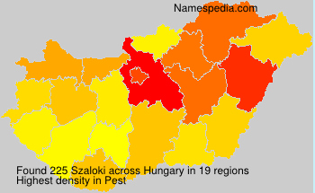 Surname Szaloki in Hungary Surname Szaloki in Hungary