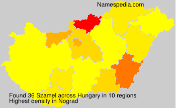 Surname Szamel in Hungary Surname Szamel in Hungary