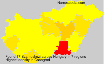 Surname Szamoskozi in Hungary Surname Szamoskozi in Hungary