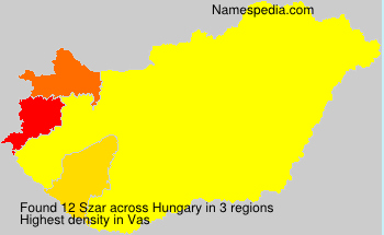 Surname Szar in Hungary Surname Szar in Hungary
