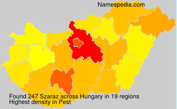 Surname Szaraz in Hungary Surname Szaraz in Hungary