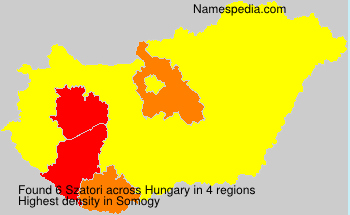 Surname Szatori in Hungary Surname Szatori in Hungary