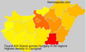 Surname Szecsi in Hungary Surname Szecsi in Hungary