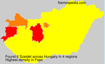 Surname Szeidel in Hungary Surname Szeidel in Hungary