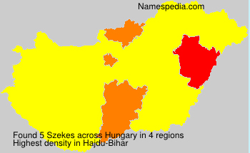Surname Szekes in Hungary Surname Szekes in Hungary