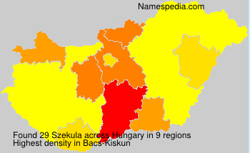 Surname Szekula in Hungary Surname Szekula in Hungary