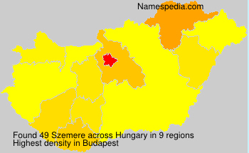 Surname Szemere in Hungary Surname Szemere in Hungary