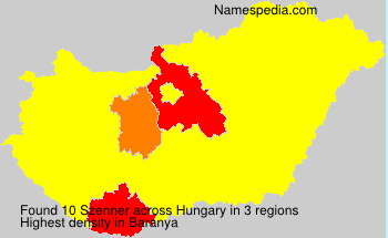 Surname Szenner in Hungary Surname Szenner in Hungary