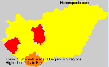 Surname Szepreti in Hungary Surname Szepreti in Hungary