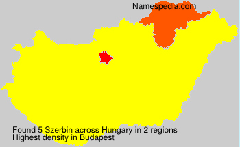 Surname Szerbin in Hungary Surname Szerbin in Hungary