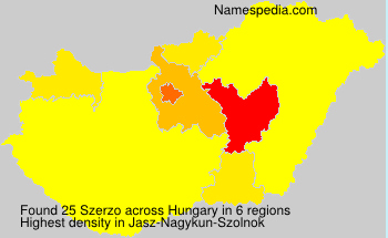Surname Szerzo in Hungary Surname Szerzo in Hungary