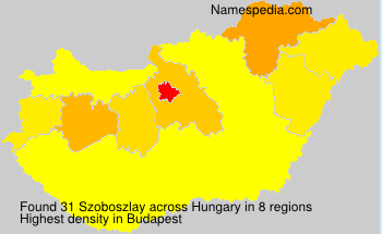Surname Szoboszlay in Hungary Surname Szoboszlay in Hungary