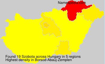 Surname Szobota in Hungary Surname Szobota in Hungary