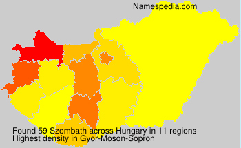 Surname Szombath in Hungary Surname Szombath in Hungary