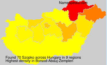Surname Szopko in Hungary Surname Szopko in Hungary