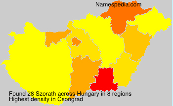 Surname Szorath in Hungary Surname Szorath in Hungary