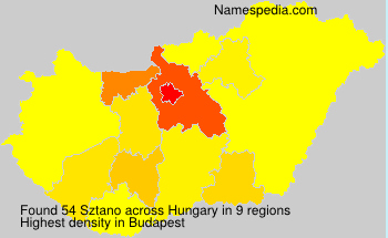 Surname Sztano in Hungary Surname Sztano in Hungary