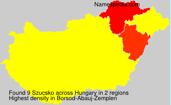 Surname Szucsko in Hungary Surname Szucsko in Hungary