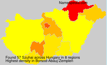 Surname Szuhai in Hungary Surname Szuhai in Hungary
