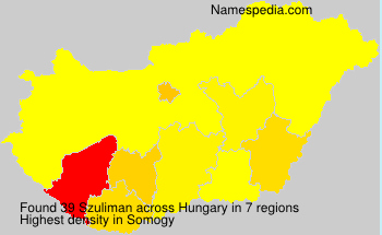 Surname Szuliman in Hungary Surname Szuliman in Hungary