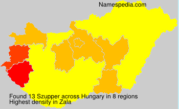 Surname Szupper in Hungary Surname Szupper in Hungary