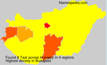 Surname Taal in Hungary Surname Taal in Hungary