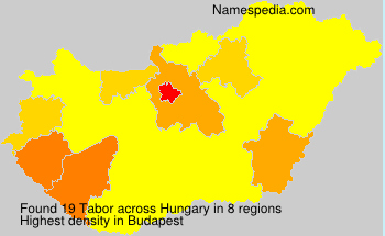 Surname Tabor in Hungary Surname Tabor in Hungary