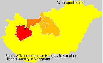 Surname Taferner in Hungary Surname Taferner in Hungary