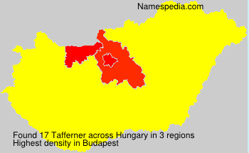 Surname Tafferner in Hungary Surname Tafferner in Hungary