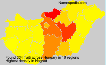 Surname Tajti in Hungary Surname Tajti in Hungary