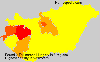 Surname Tall in Hungary Surname Tall in Hungary