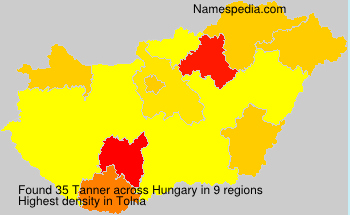 Surname Tanner in Hungary Surname Tanner in Hungary