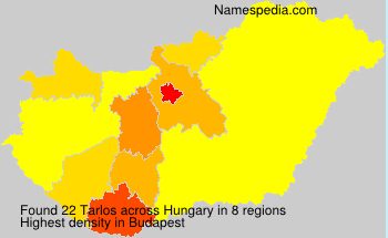 Surname Tarlos in Hungary Surname Tarlos in Hungary