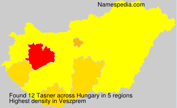 Surname Tasner in Hungary Surname Tasner in Hungary