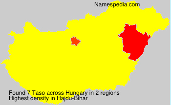 Surname Taso in Hungary Surname Taso in Hungary