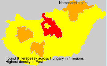 Surname Terebessy in Hungary Surname Terebessy in Hungary