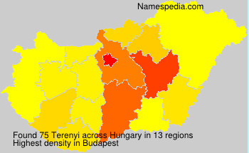 Surname Terenyi in Hungary Surname Terenyi in Hungary