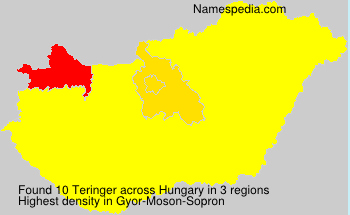 Surname Teringer in Hungary Surname Teringer in Hungary